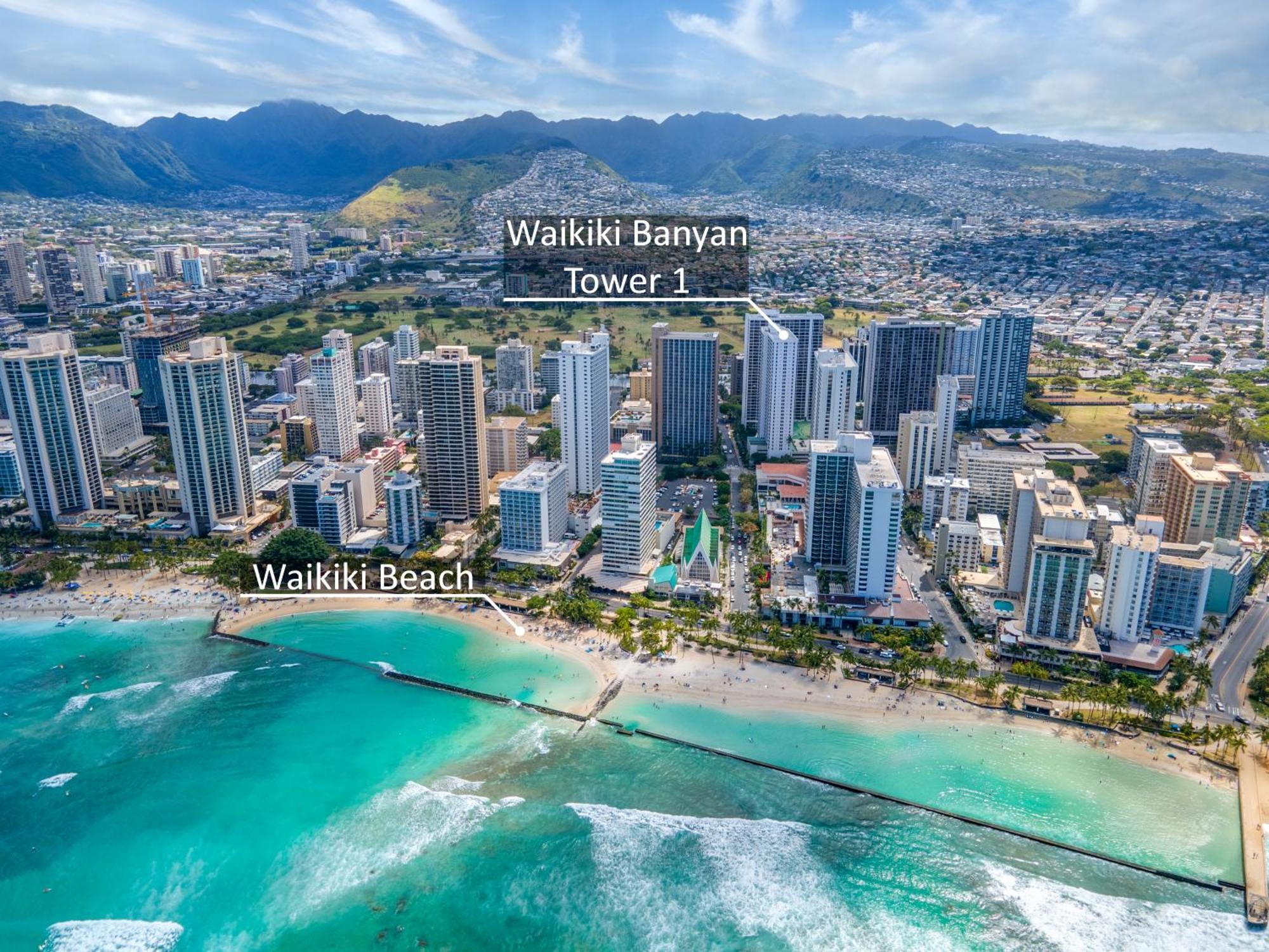 Great Ocean View Condo, Near Beach With Free Parking! Honolulu Eksteriør billede