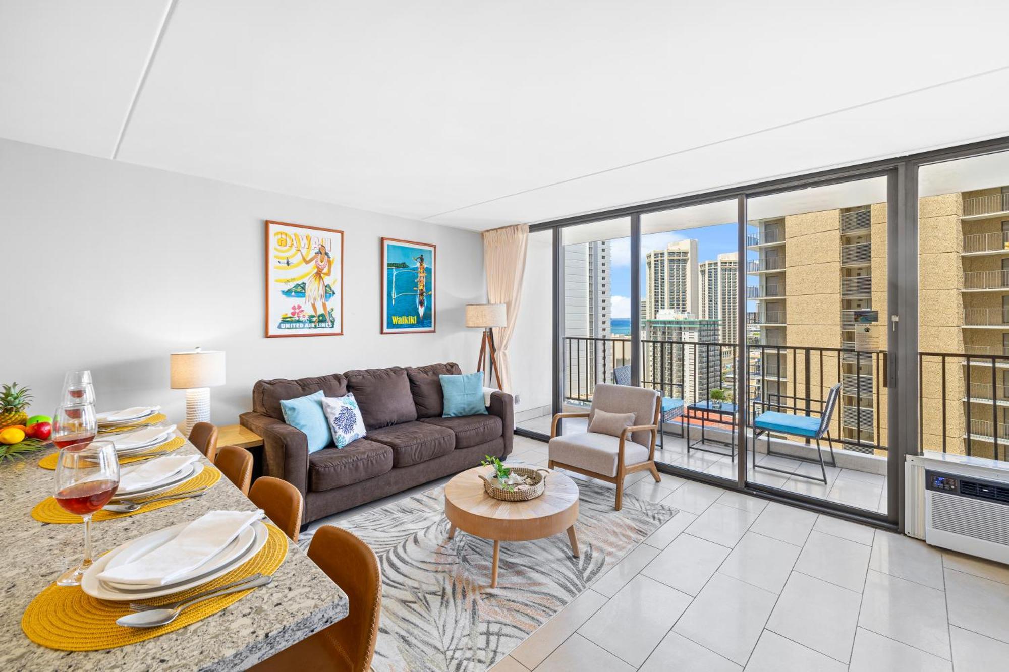 Great Ocean View Condo, Near Beach With Free Parking! Honolulu Eksteriør billede