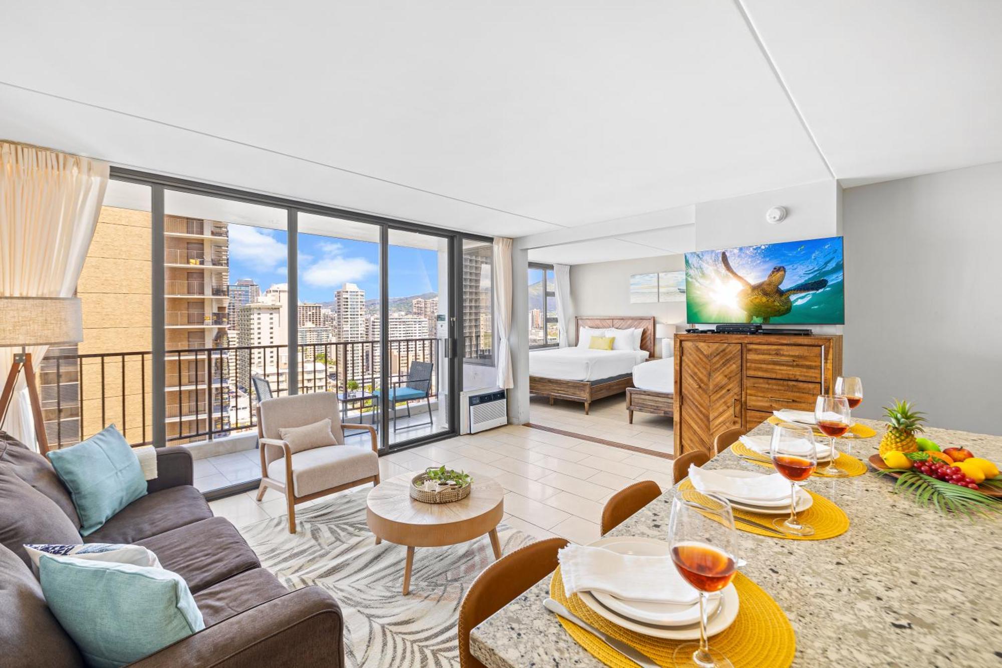 Great Ocean View Condo, Near Beach With Free Parking! Honolulu Eksteriør billede