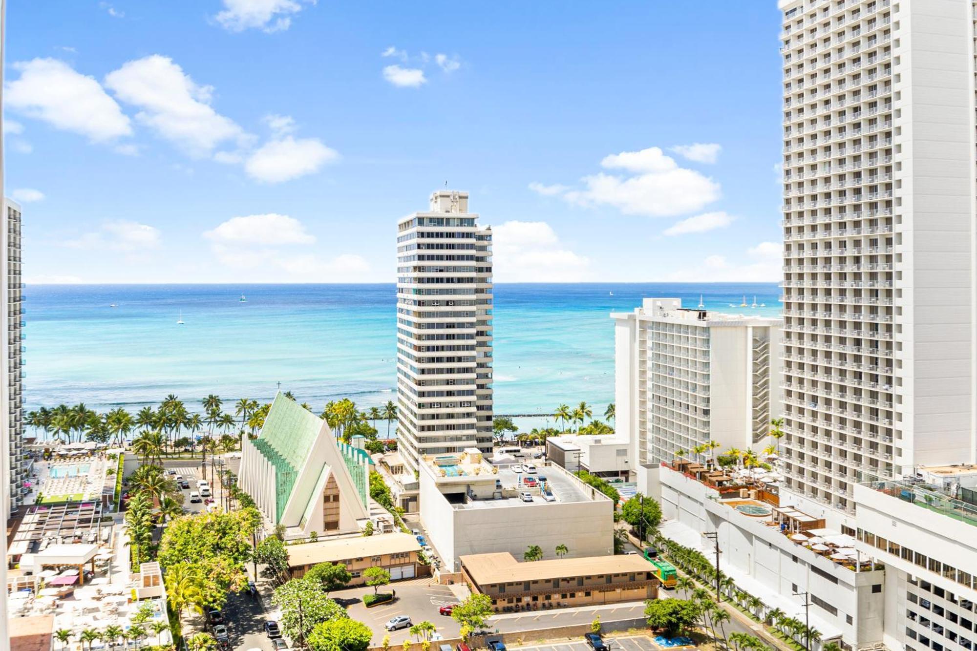 Great Ocean View Condo, Near Beach With Free Parking! Honolulu Eksteriør billede